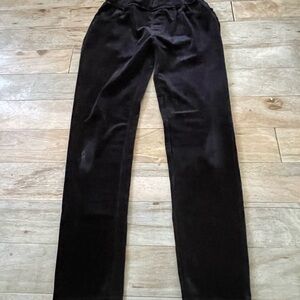 Joe Fresh Black Velvet Leggings with Elastic Waistband